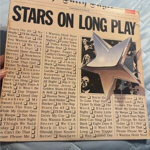 Stars On Long Play LP Vinyl Record 1981